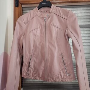 Guess Women's Blush Leather Jacket